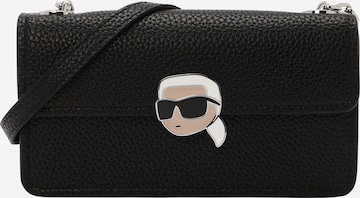 juoda Karl Lagerfeld Rankinė su ilgu dirželiu 'IKON': priekis