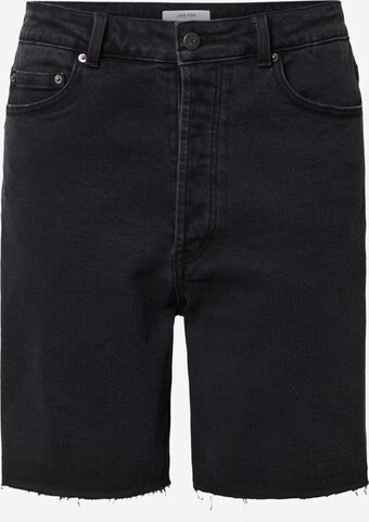 DAN FOX APPAREL Regular Jeans 'Halil' in Zwart: voorkant