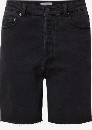 DAN FOX APPAREL Shorts 'Halil' in black denim, Produktansicht