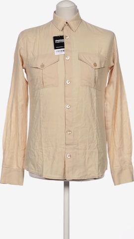 MADS NORGAARD COPENHAGEN Button Up Shirt in S in Beige: front