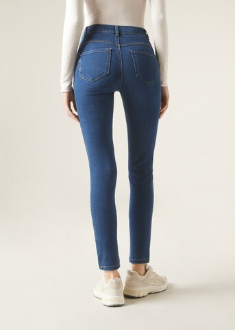 CALZEDONIA Skinny Jeans in Blau