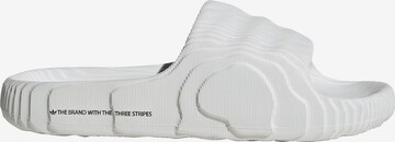 ADIDAS ORIGINALS Pantofle 'Adilette 22' – bílá