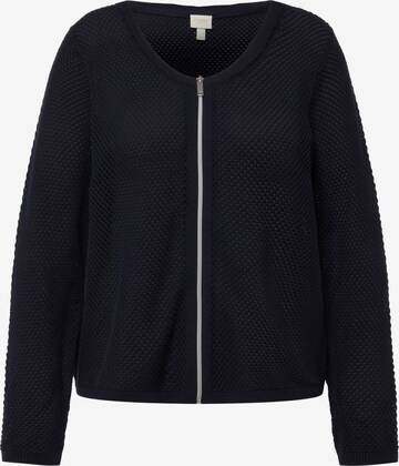 Cardigan Ulla Popken en noir : devant