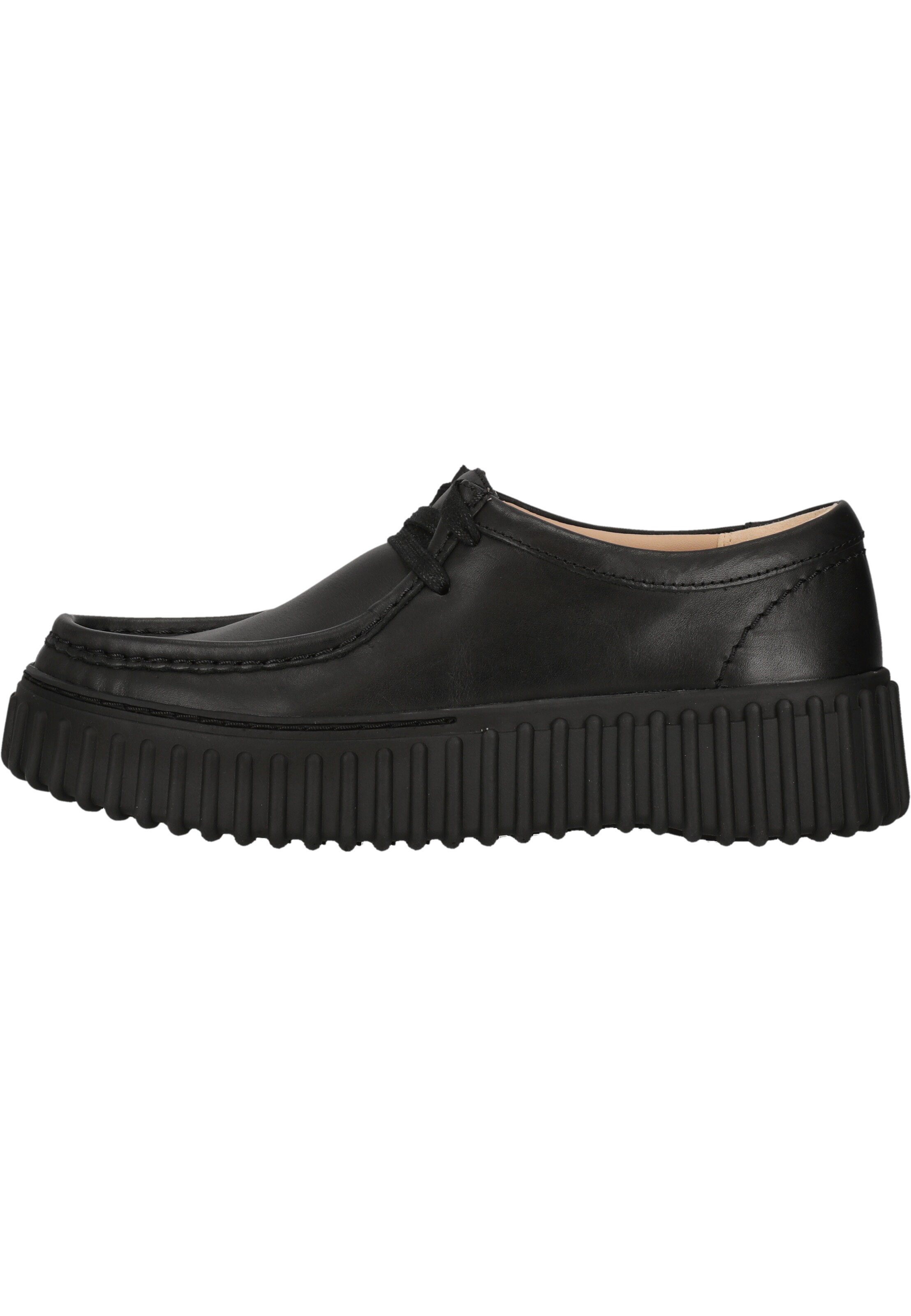 CLARKS Schnürschuhe 'Torhill Bee' in Schwarz