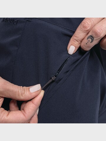 Schöffel Regular Outdoorbroek ' Urban CIRC Pants Style Baguio WMS ' in Blauw