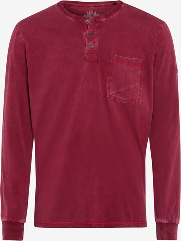 PIONEER Shirt in Rood: voorkant