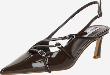 brūns STEVE MADDEN Vaļējas augstpapēžu kurpes: no priekšpuses