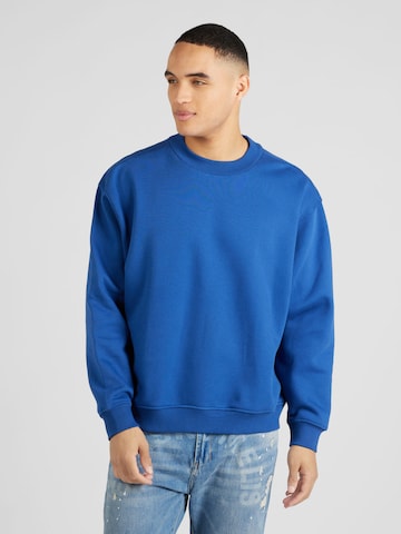 WEEKDAY Sweatshirt in Blauw: voorkant