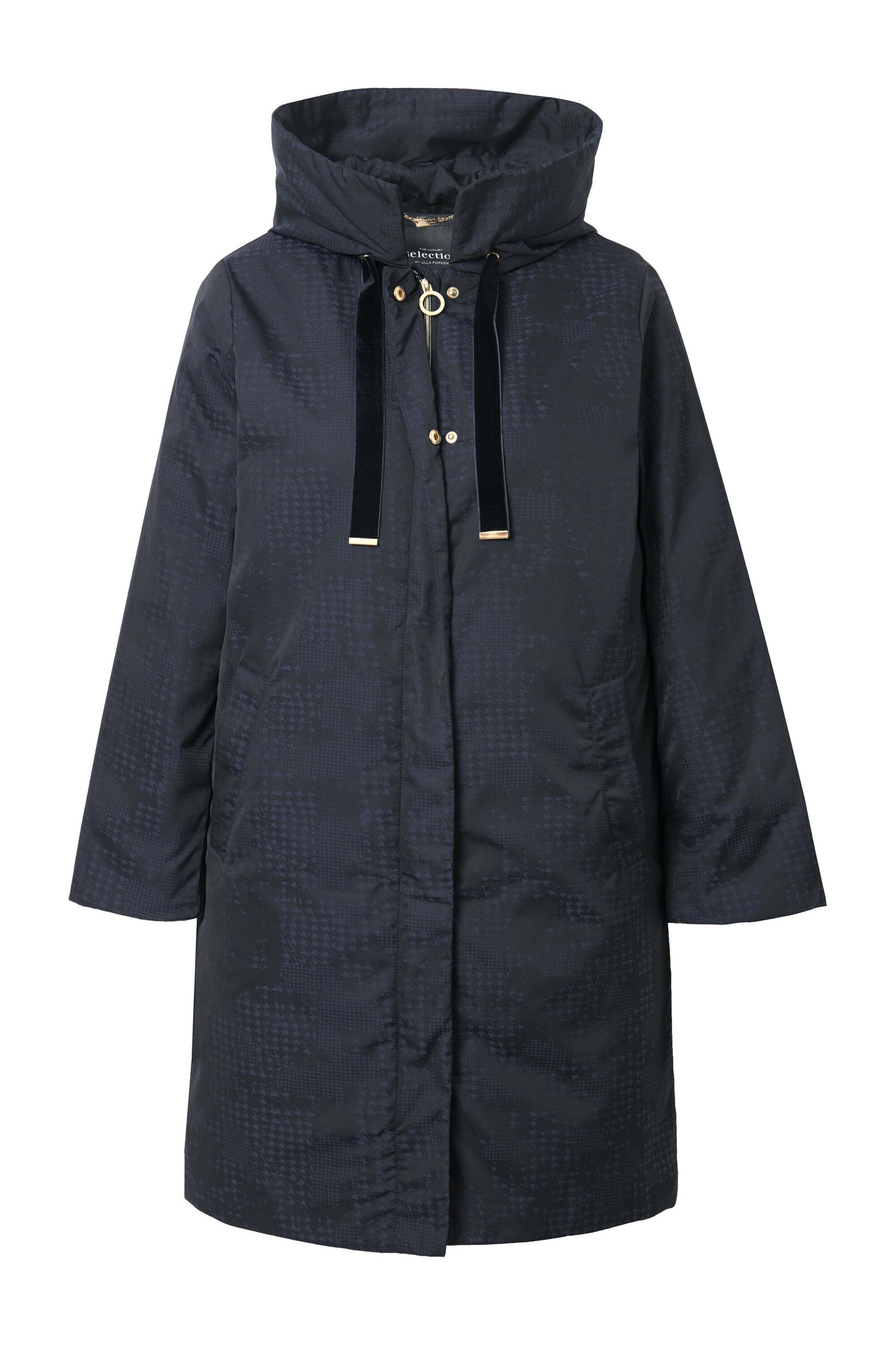 Ulla Popken Übergangsmantel in marine / dunkelblau, Produktansicht