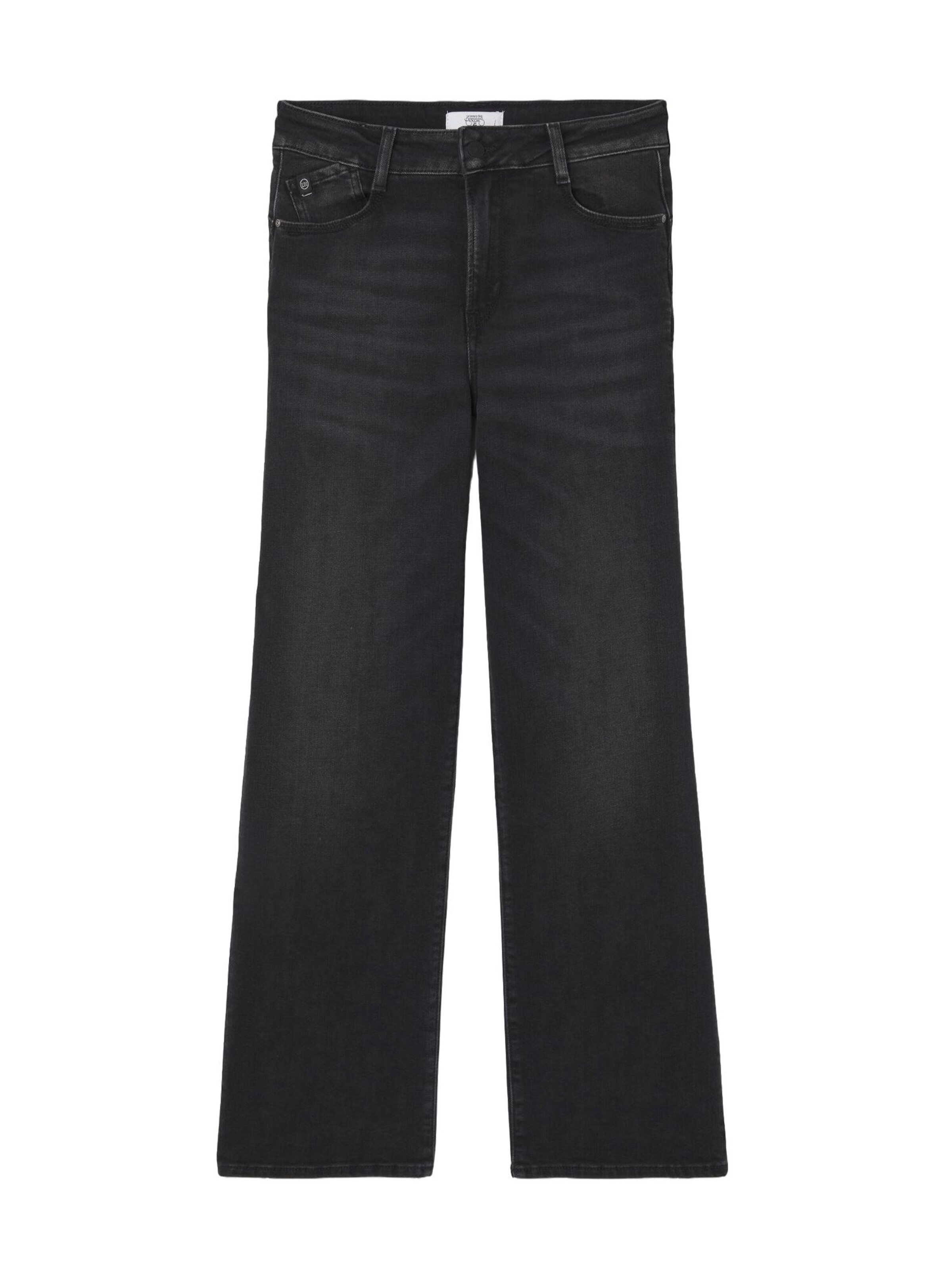 Le Temps Des Cerises Wide leg Jeans in Black: front