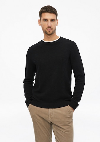 s.Oliver Sweater in Black: front