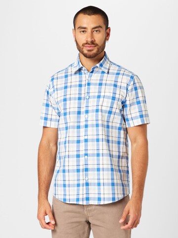 Coupe regular Chemise s.Oliver en bleu : devant