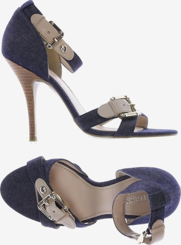 GUESS Sandals & High-Heeled Sandals in 37 in Blue: front