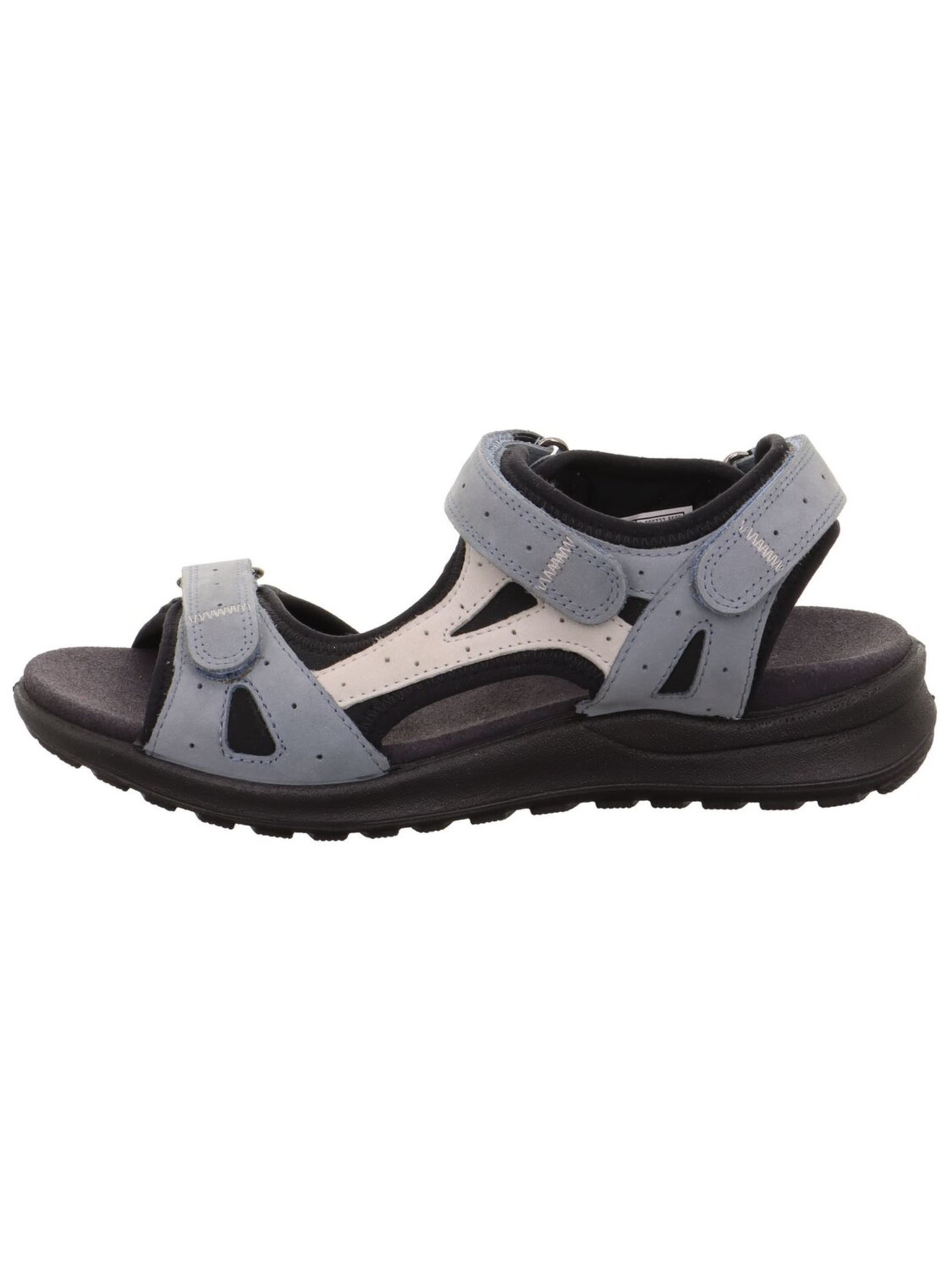 Legero Wandelsandalen 'Trekkingsandale Damen 0-600732-8600 8600 Velourleder in blau' in Blauw: voorkant