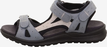 Legero Trekkingsandale 'Trekkingsandale Damen 0-600732-8600 8600 Velourleder in blau' in Blau: Vorderseite