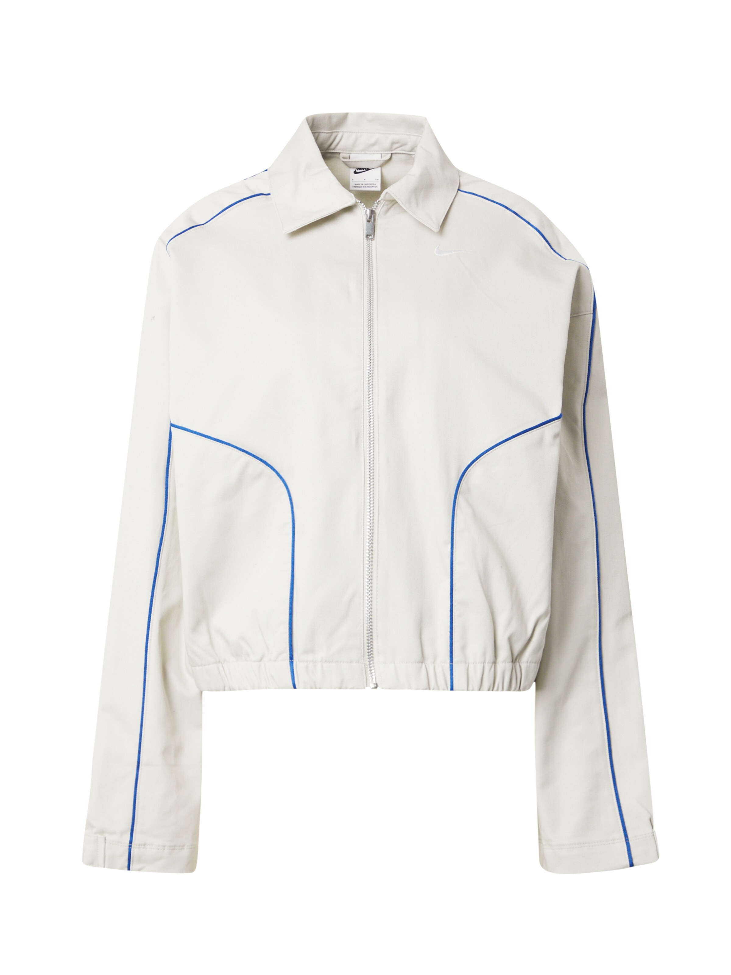 Nike Sportswear Jacke in blau / hellgrau / weiß, Produktansicht