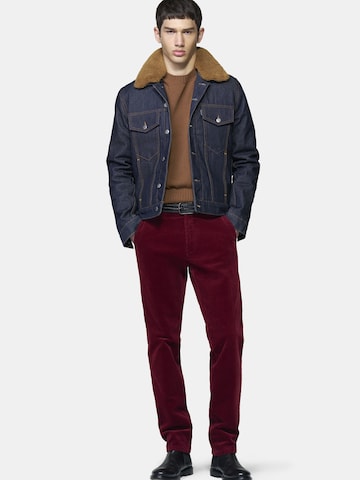 Regular Pantalon chino 'Bonn 2-3708' MEYER en rouge