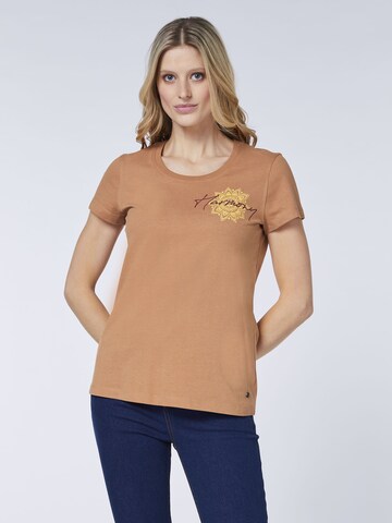 Oklahoma Jeans Shirt in Brown: front