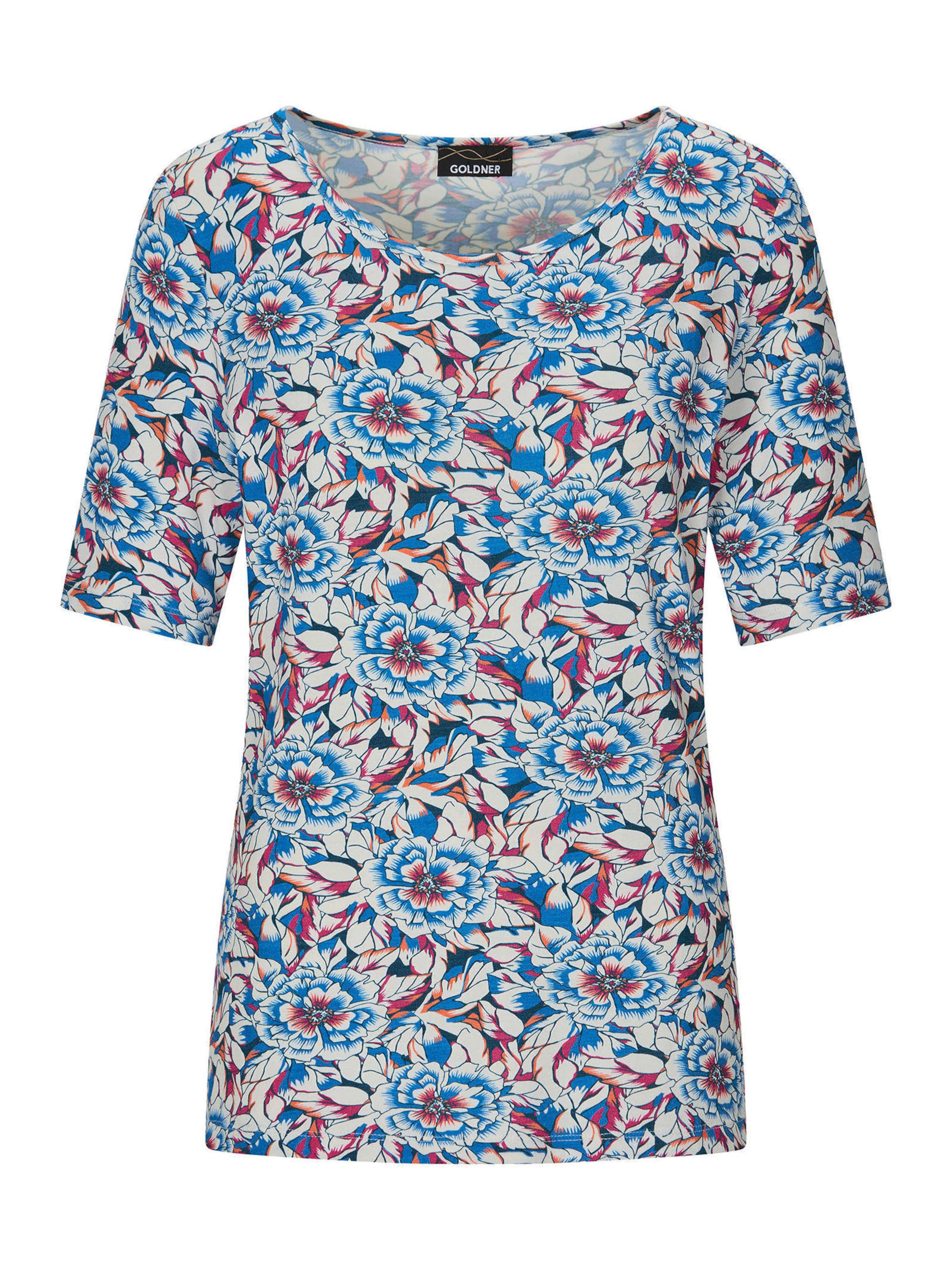 T-shirt Goldner en bleu : devant