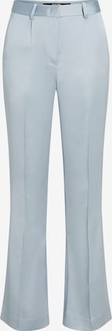 Wide leg Pantaloni con piega frontale di Karl Lagerfeld in blu: frontale