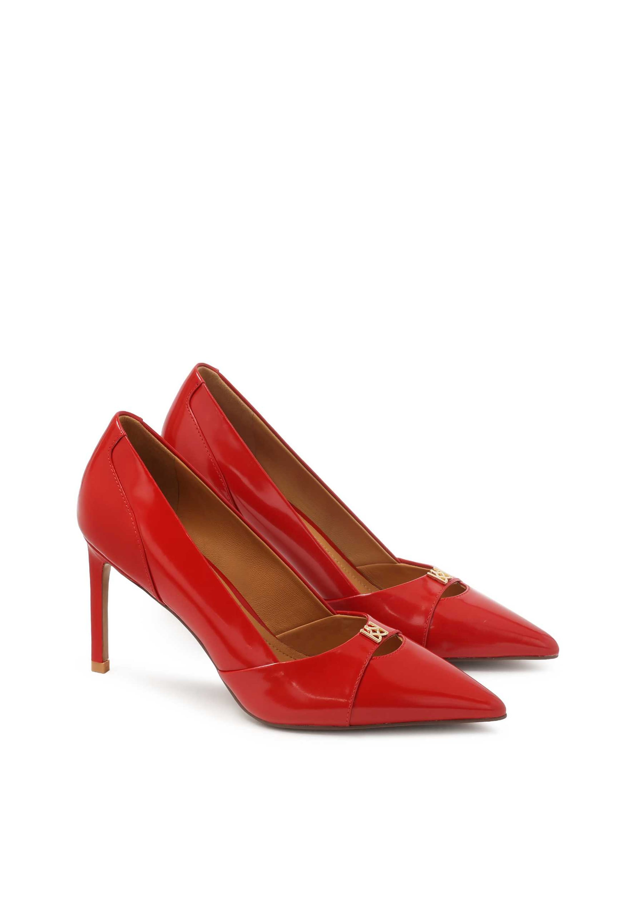 Kazar - Zapatos con plataforma en rojo