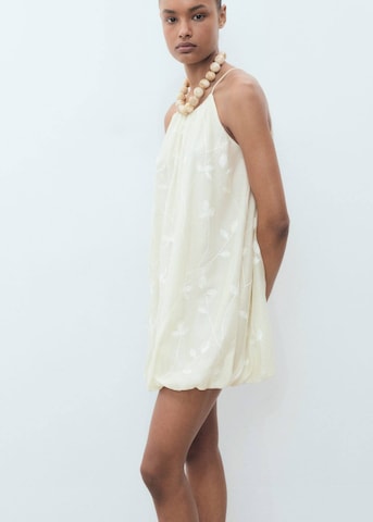 MANGO Summer Dress 'Kania-H' in Beige
