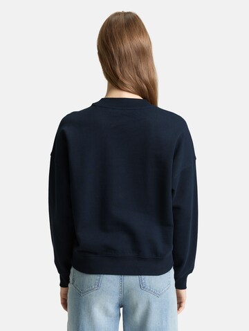 TOM TAILOR DENIM Sweatshirt in Blue