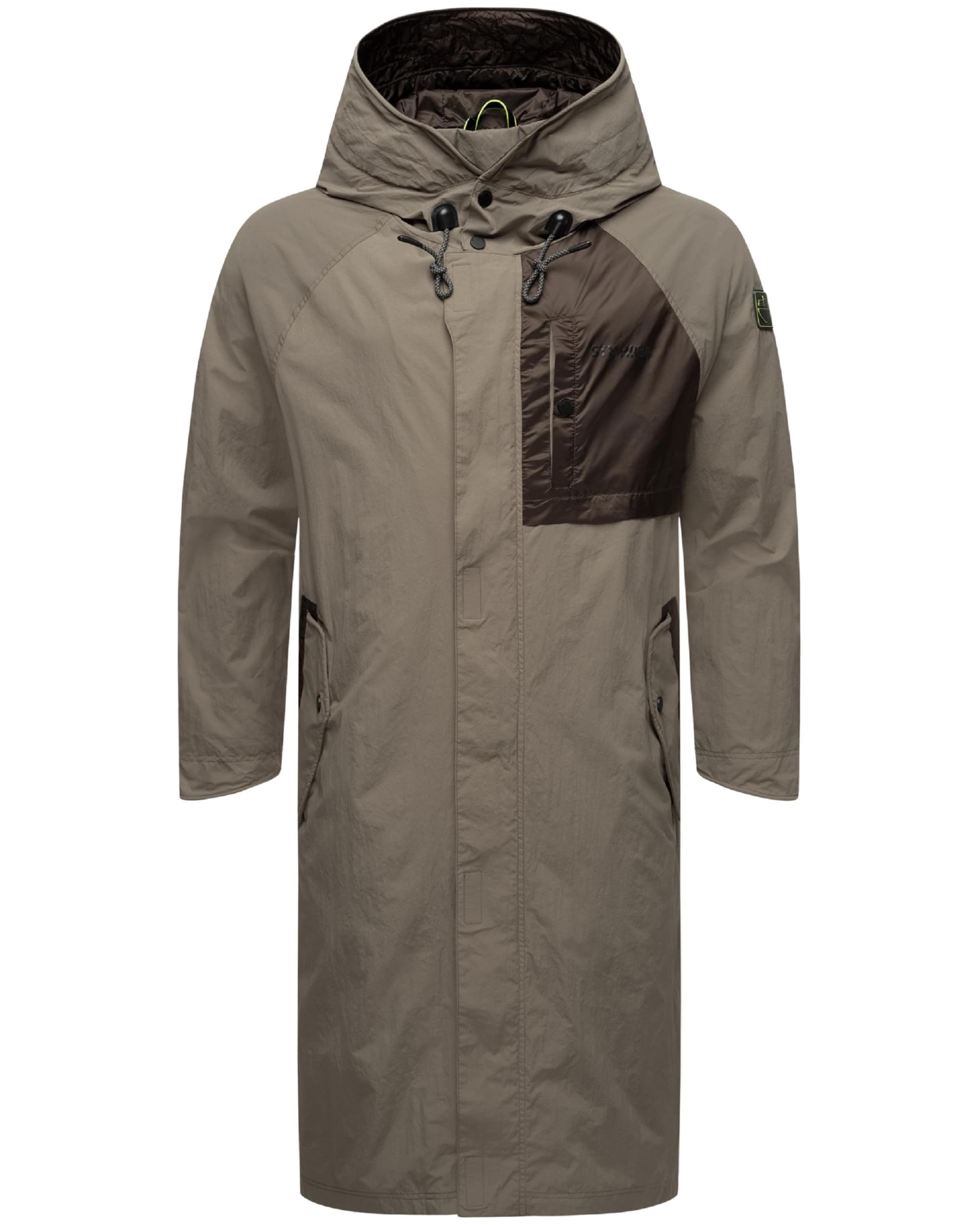 STONE HARBOUR - Abrigo de entretiempo 'Zafaar' en marrón: frente