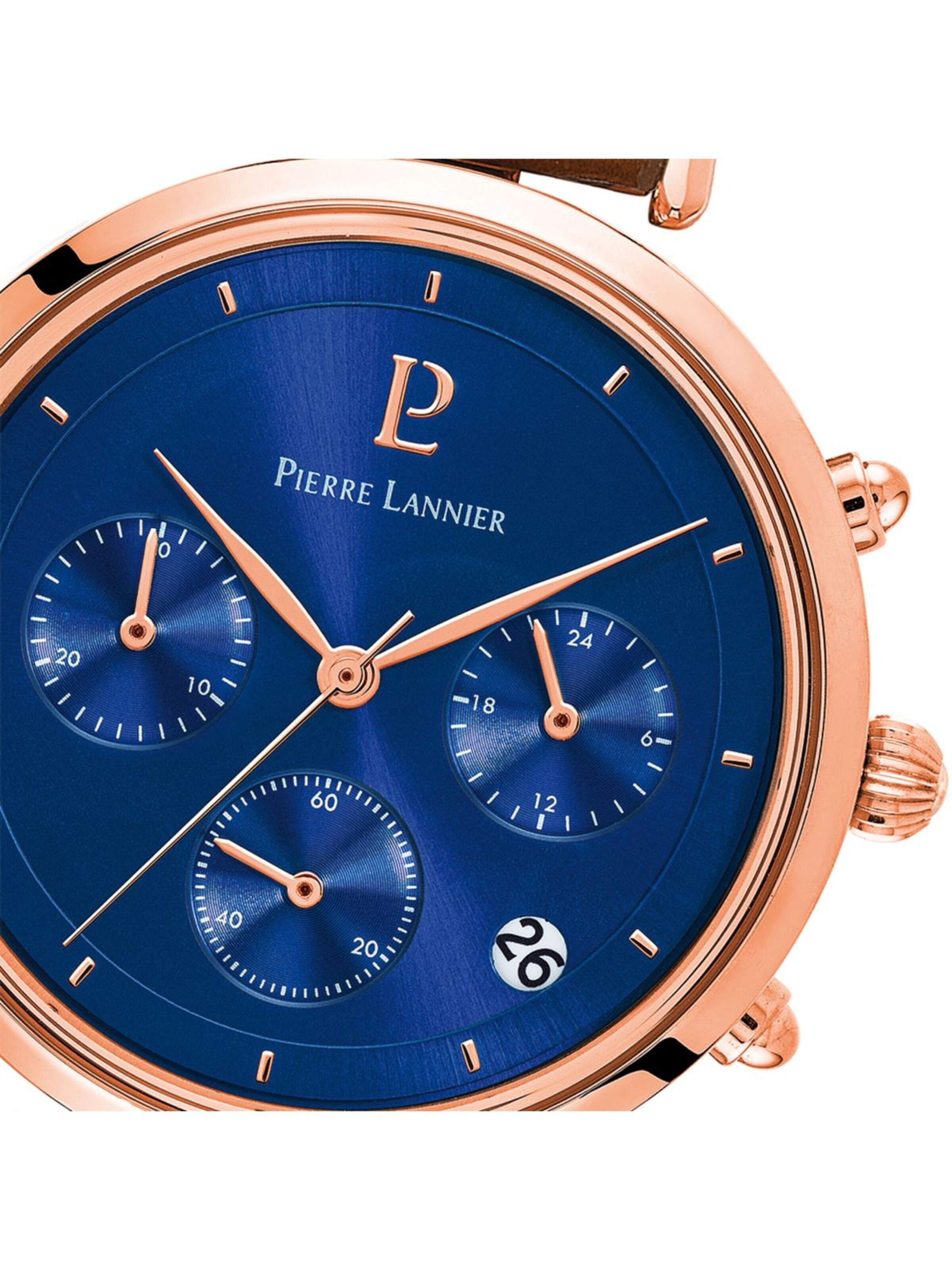 Montre à affichage analogique Pierre Lannier en bleu