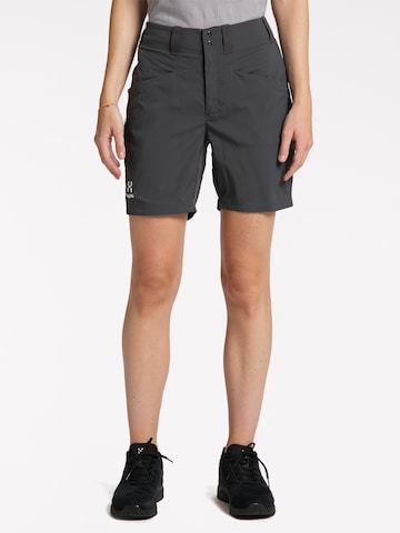 Haglöfs Regular Outdoor Pants in Grey: front