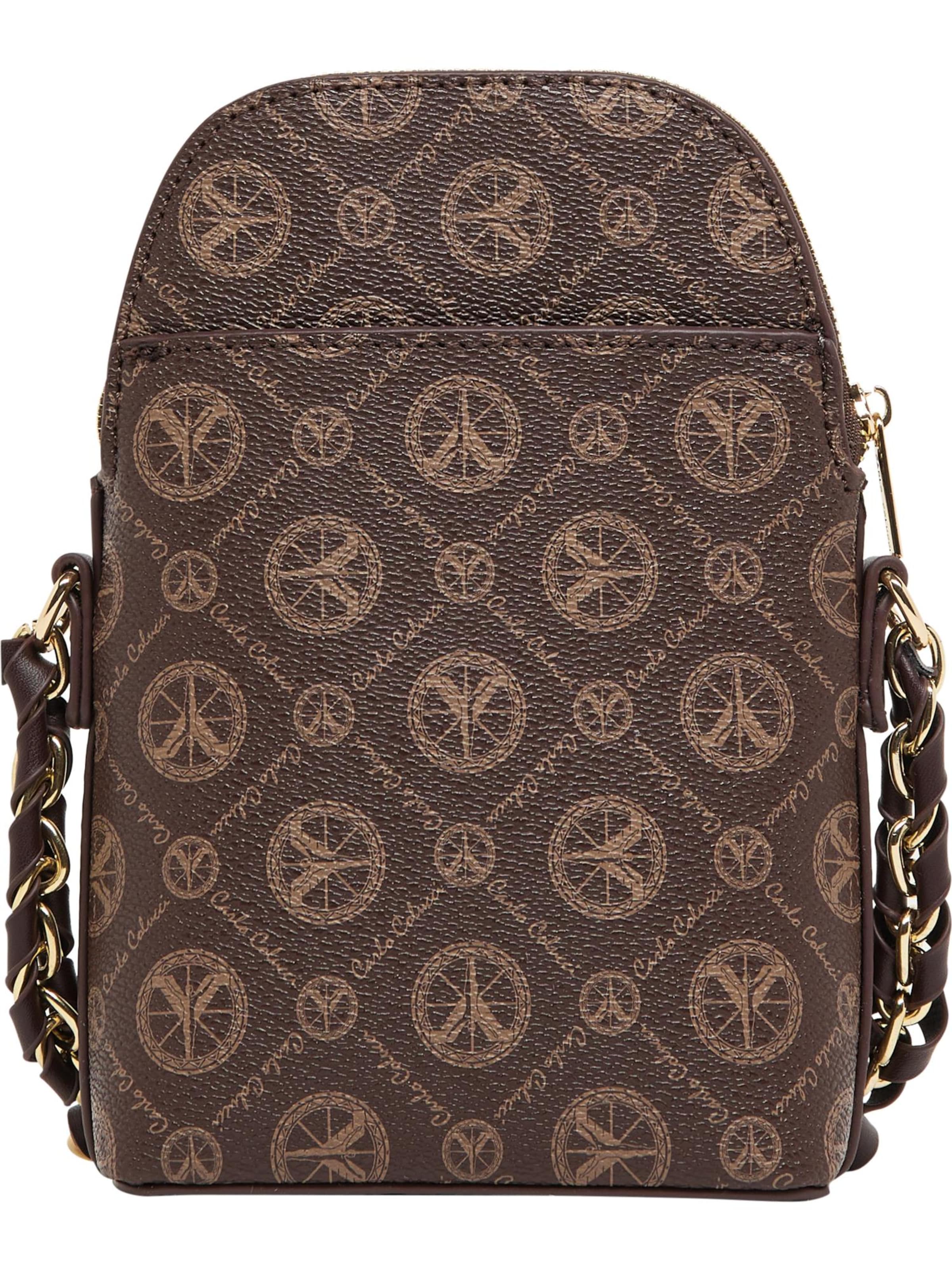 Carlo Colucci Rucksack  'Dalceggio' in Braun: Vorderseite