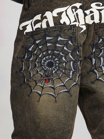 Ed Hardy Loosefit Jeans i brun