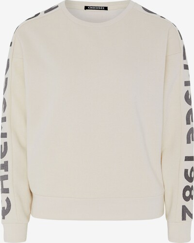 CHIEMSEE Sportska sweater majica u crna / bijela, Pregled proizvoda