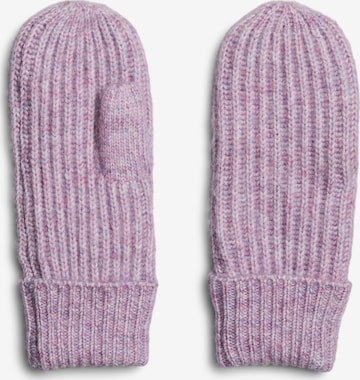 PIECES Wanten 'PCMILLA' in Lila: voorkant
