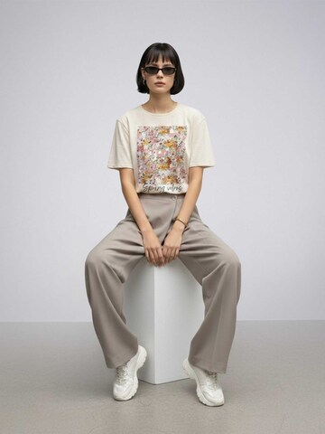 LEAFLETIC Oversized shirt 'Leafletic Women’s Crew Neck T-Shirt' in Mixed colours