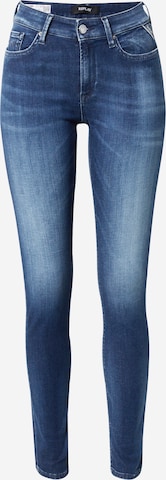 Skinny Jeans 'LUZIEN' de la REPLAY pe albastru: față