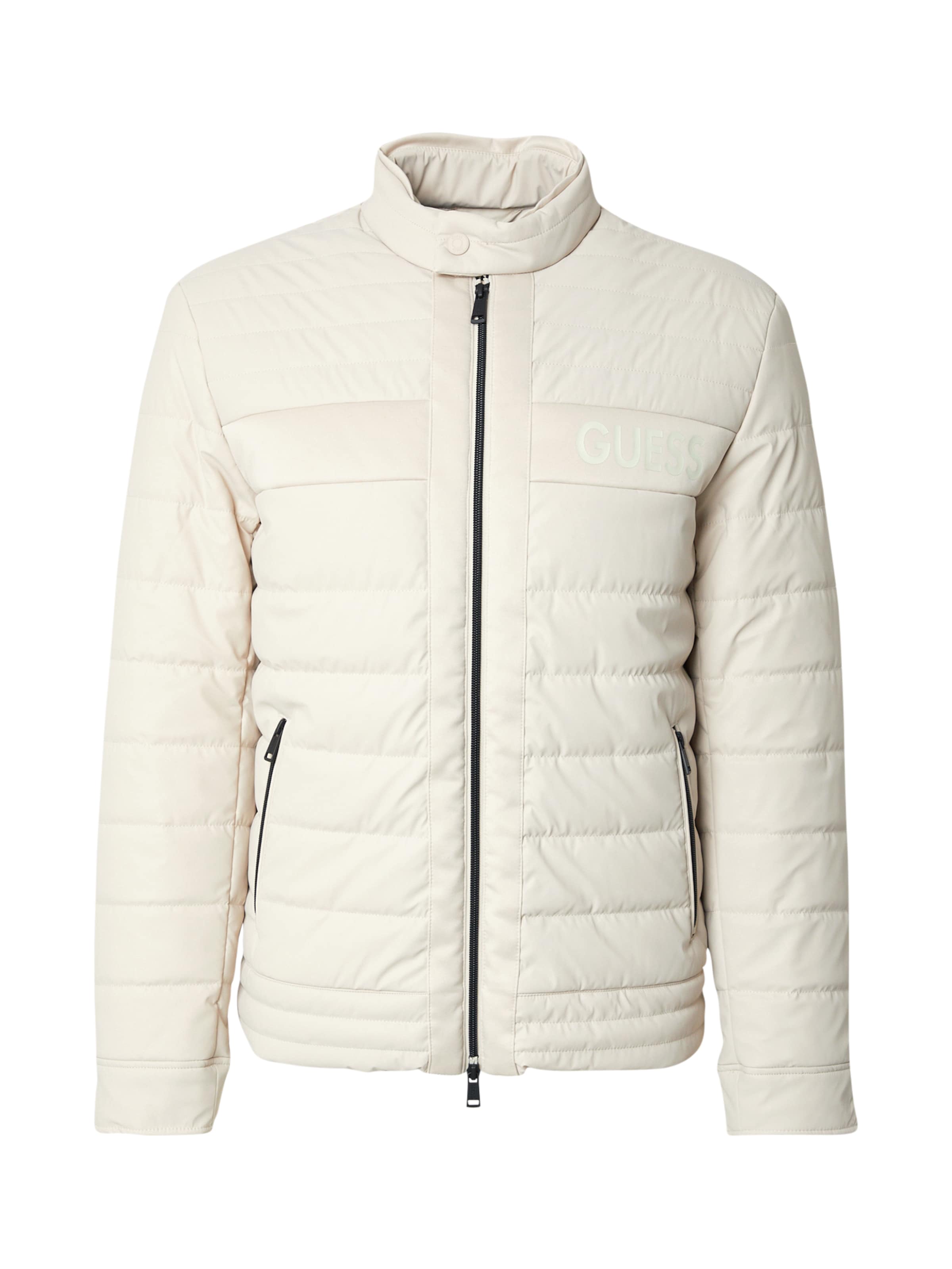 GUESS Преходно яке в бежово: отпред