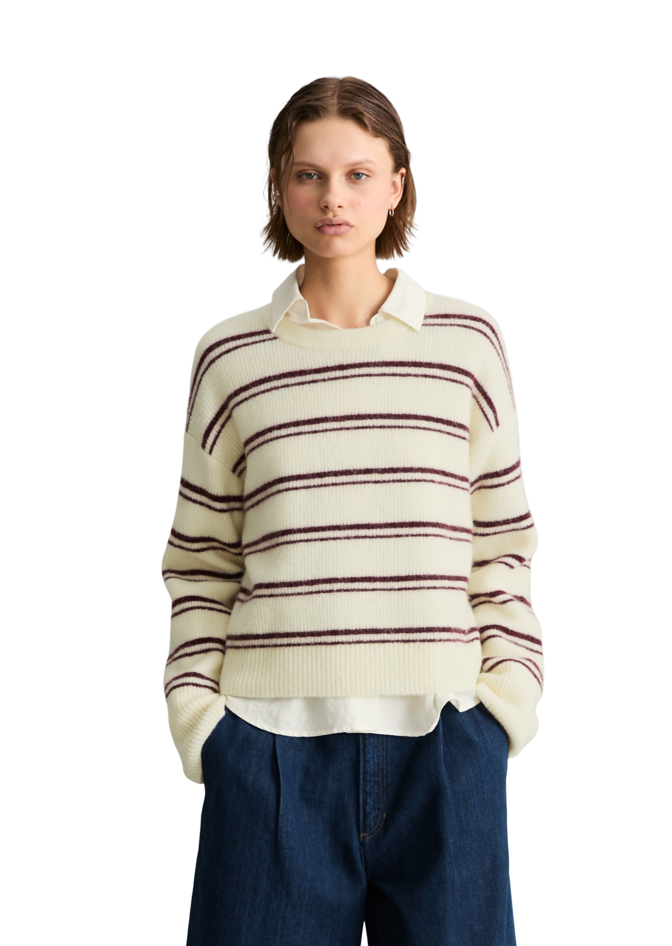 Marc O'Polo DENIM Pullover in Gelb: Vorderseite