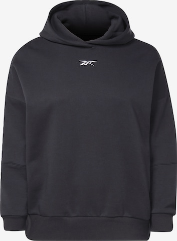 Reebok Sport Athletic Sweatshirt in Black: front