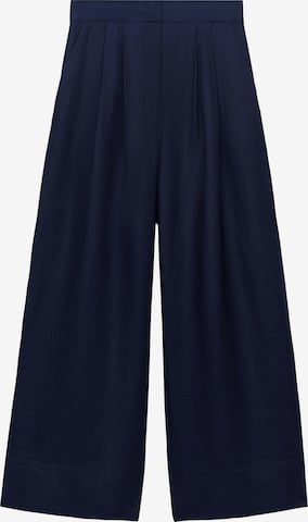 mėlyna Adolfo Dominguez Plačios klešnės Kelnės: priekis