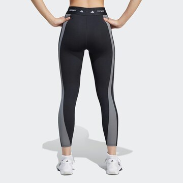 ADIDAS PERFORMANCE Skinny Workout Pants in Black