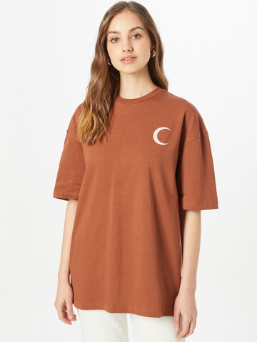 ABOUT YOU Limited Shirt 'Anian' in Brown