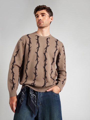 Pulover 'Creeper' de la VANS pe maro: față