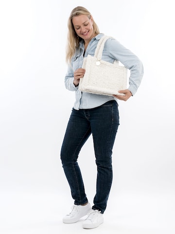 Suri Frey Shopper in White: front