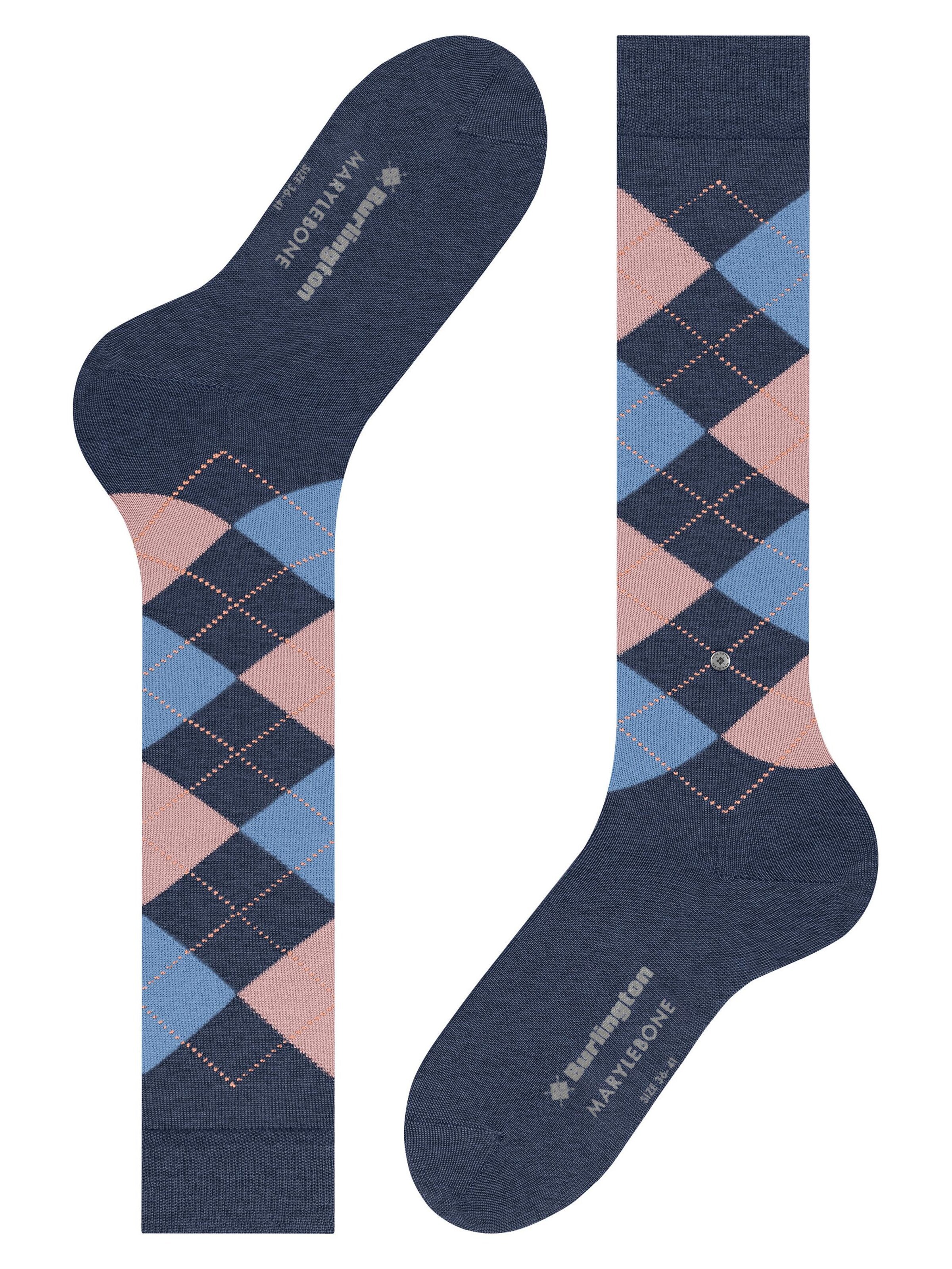BURLINGTON Overknee Strümpfe 'Marylebone'‌‌‌‌‌ in Blau