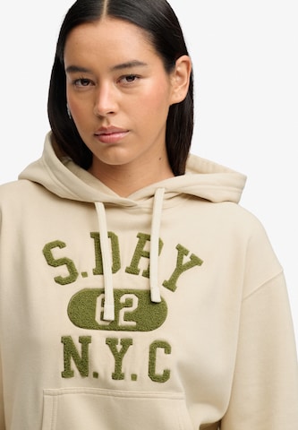 Superdry & Co Sweatshirt 'Vintage Prep' in Beige