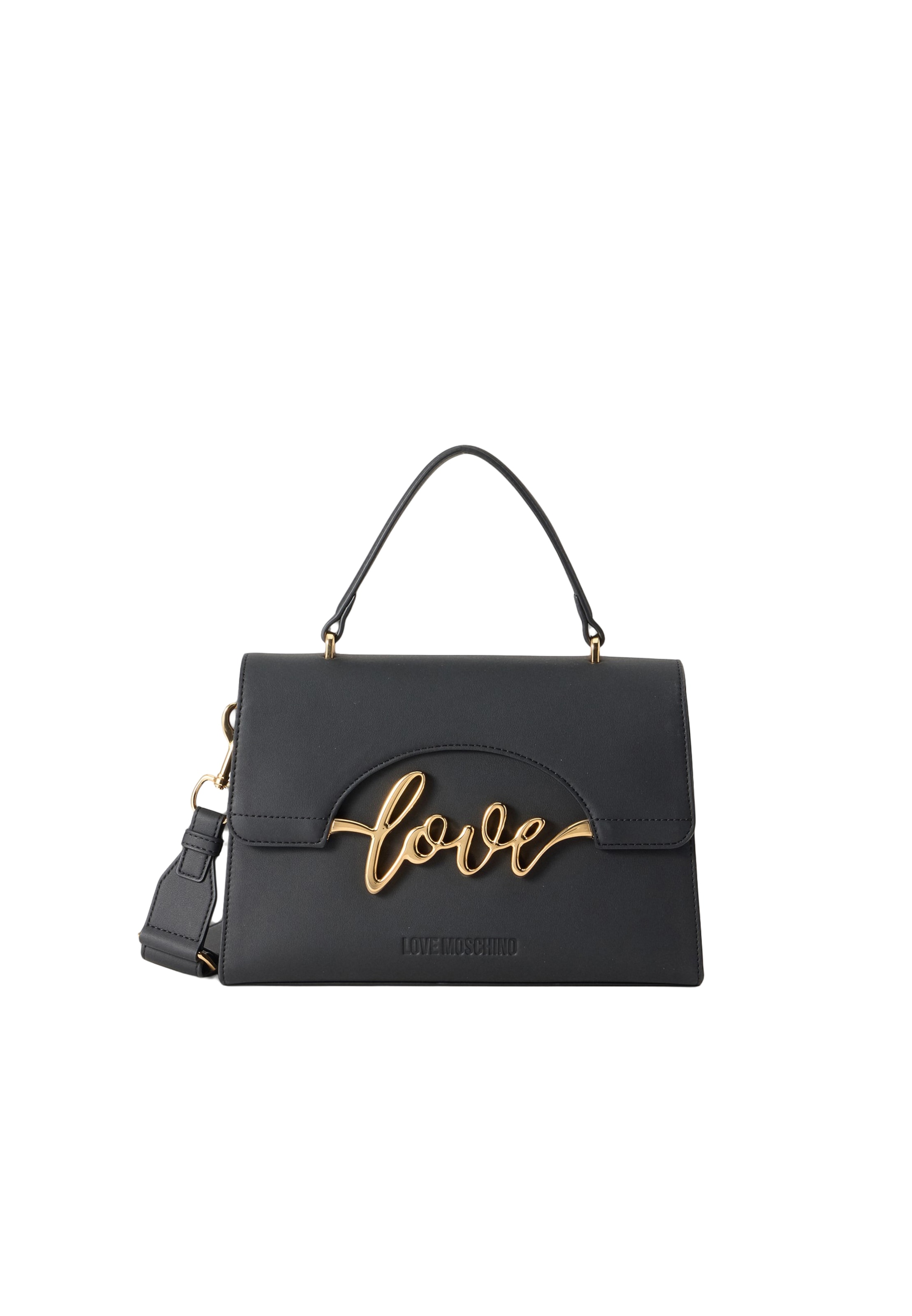 Sac à bandoulière Love Moschino en noir : devant