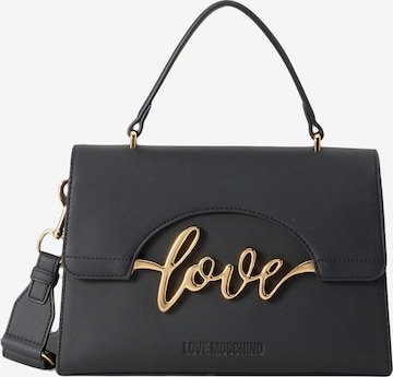 Sac à bandoulière Love Moschino en noir : devant