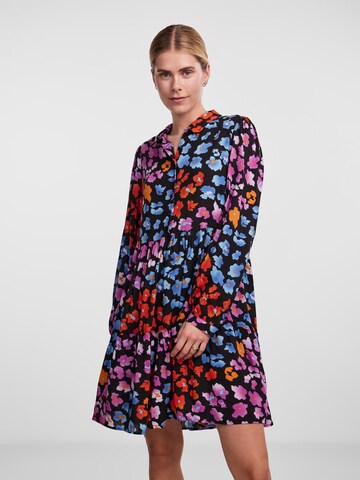 YAS Shirt Dress 'YASALIRA' in Black: front