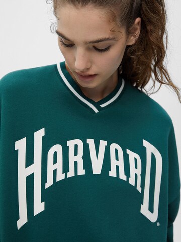 Pull&Bear Sweatshirt in Green